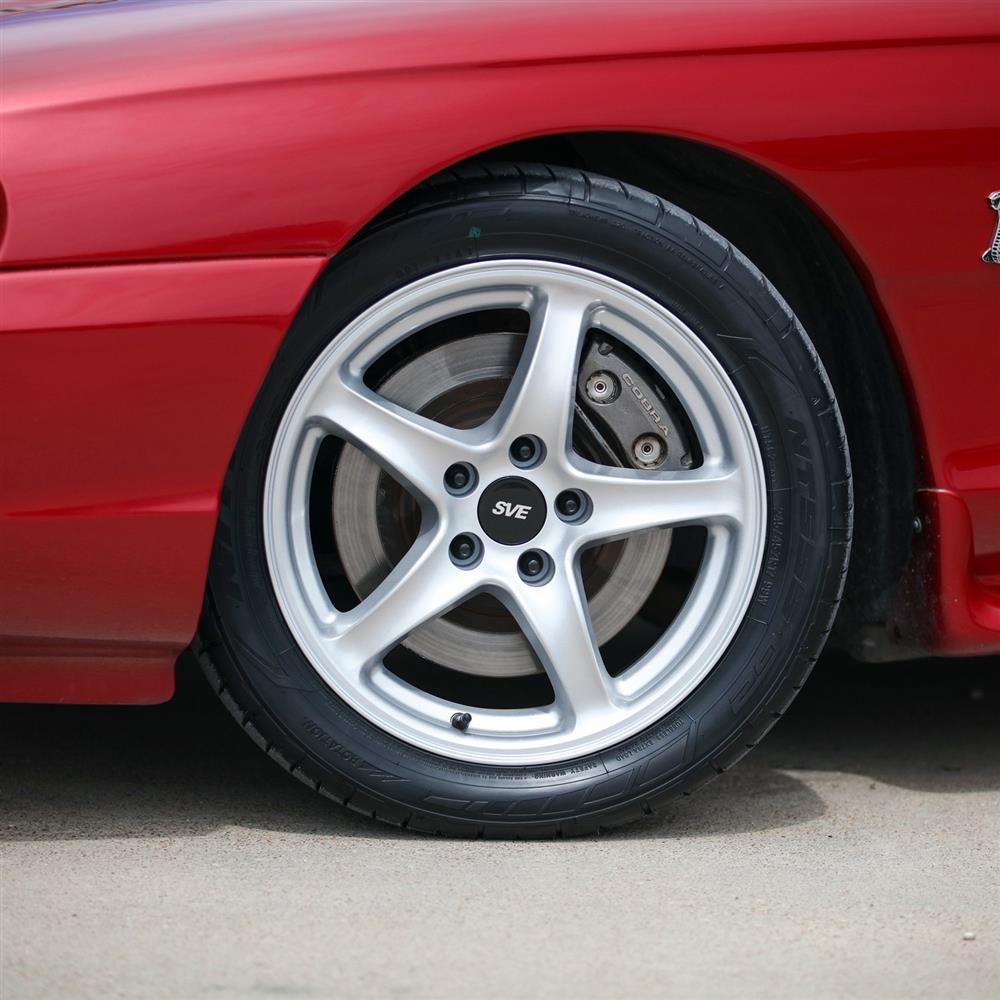 1994-2004 Mustang SVE 98 Cobra Wheel Kit - 17x8 - Silver