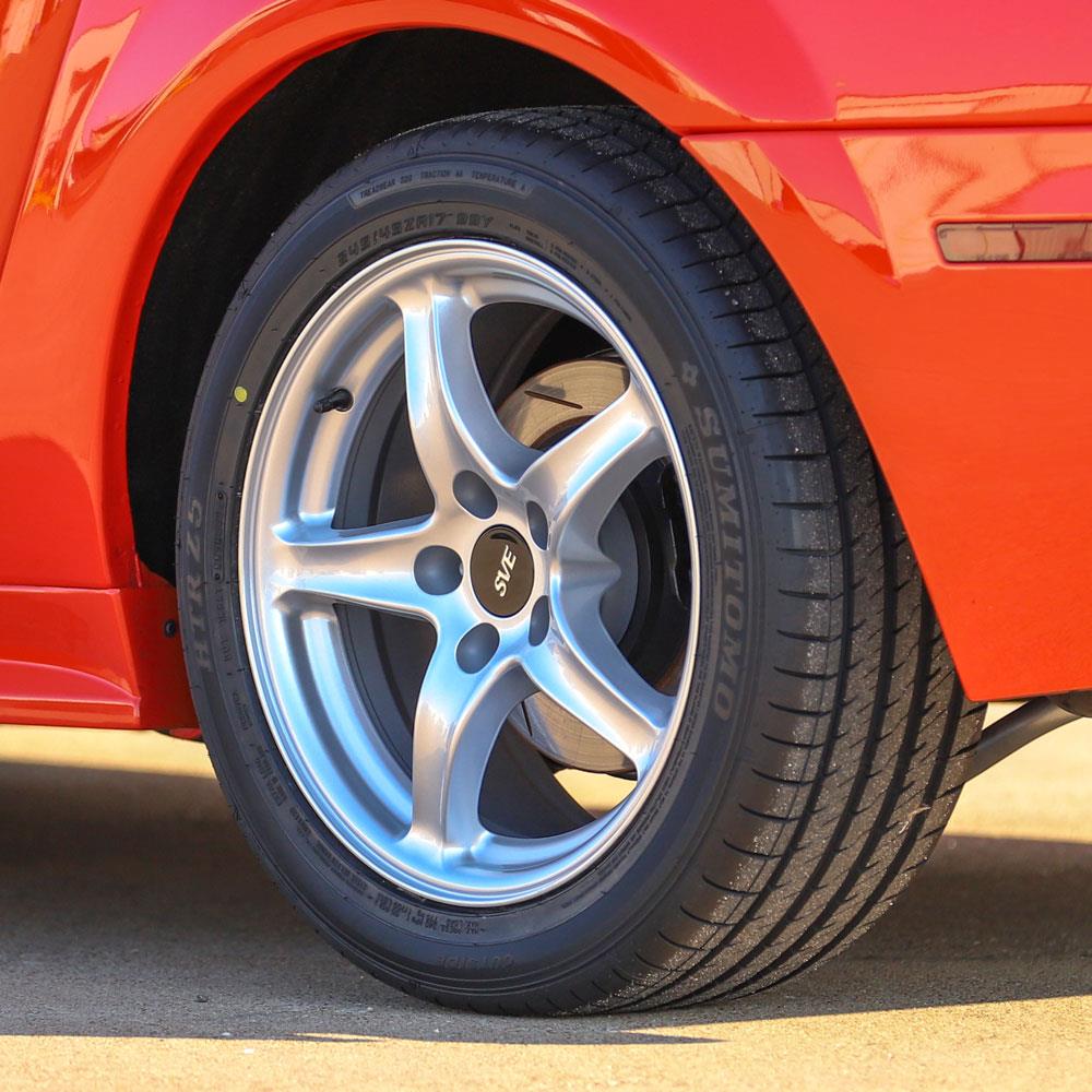 1994-2004 Mustang SVE 98 Cobra Wheel & Nitto Tire Kit - 17x8 - Silver