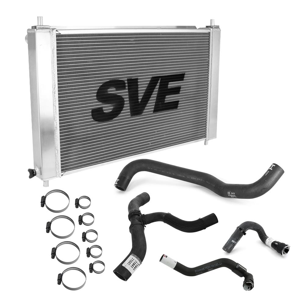 2001-04 Mustang SVE Aluminum Radiator & Rubber Hose Kit 4.6 2V