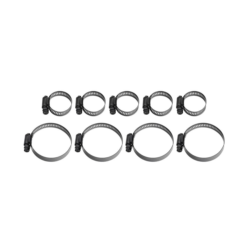 2001-04 Mustang SVE Aluminum Radiator & Rubber Hose Kit  - Black 4.6 2V