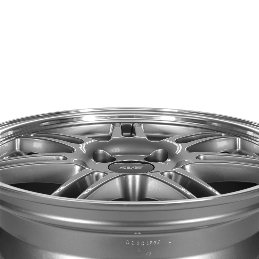 1979-93 Mustang SVE 4 Lug Anniversary Wheel & Nitto Tire Kit  - 17x9/10 - Anthracite