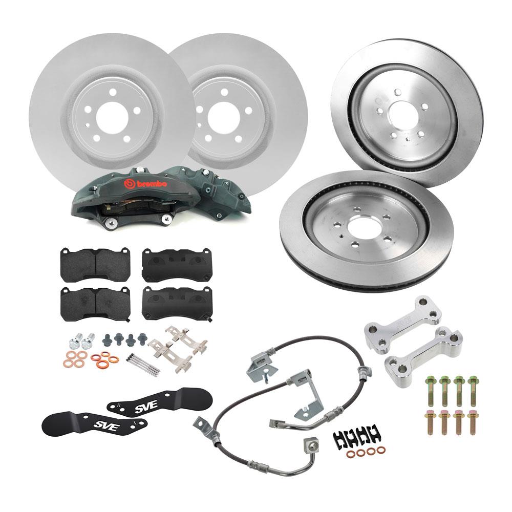 2005-2014 Mustang SVE Big Brake Upgrade Kit - Black