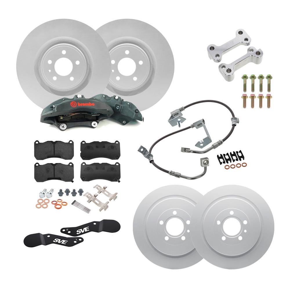 2005-2014 Mustang SVE Big Brake Upgrade Kit - Black