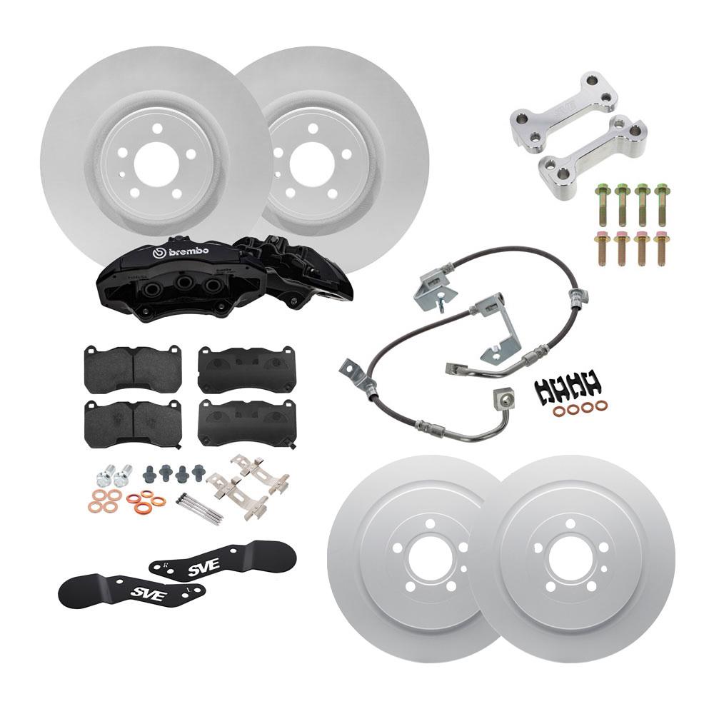 2005-14 Mustang SVE Big Brembo Brake Upgrade Kit  - Gloss Black