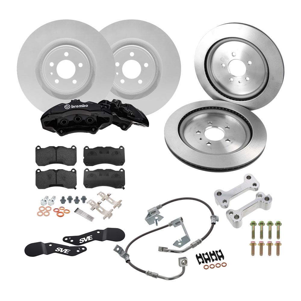 2005-14 Mustang SVE Big Brembo Brake Upgrade Kit  - Gloss Black