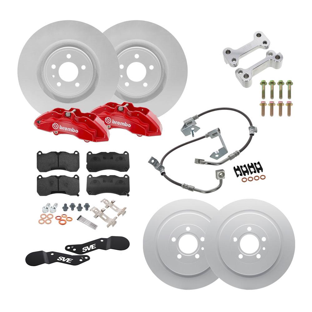 2005-2014 Mustang SVE Big Brake Upgrade Kit - Red