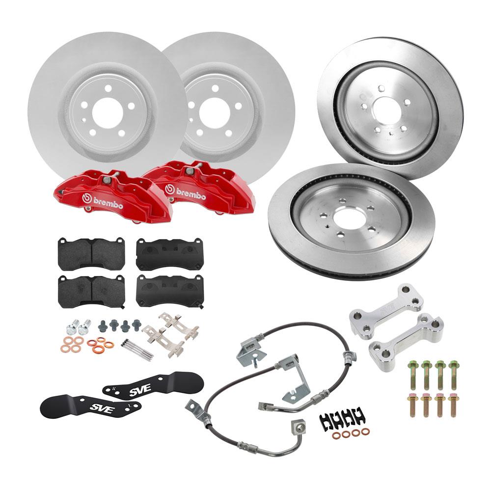 2005-2014 Mustang SVE Big Brake Upgrade Kit - Red