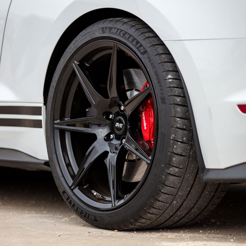 2020-2022 Mustang SVE CFX Forged Wheel - 20x11.5 - Gloss Black - GT500