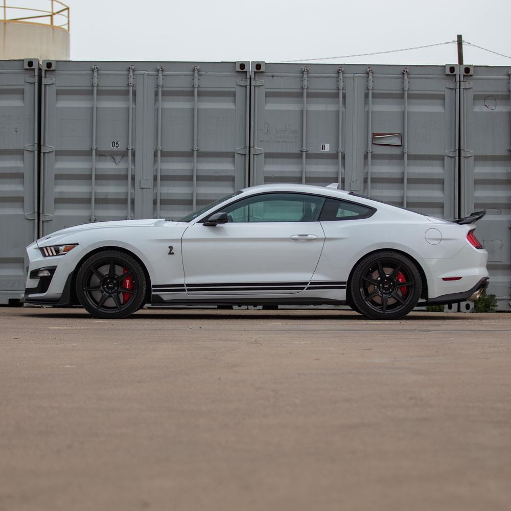 2020-2022 Mustang SVE CFX Forged Wheel & Michelin Cup 2 Tire Kit - 20x11/11.5 - Black - GT500