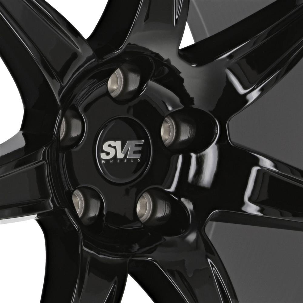2020-2022 Mustang SVE CFX Forged Wheel & Michelin Cup 2 Tire Kit - 20x11/11.5 - Black - GT500
