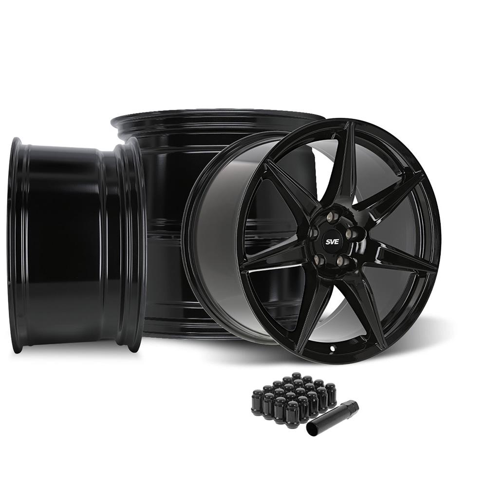 2005-2014 Mustang SVE CFX Wheel Kit 20x10/11 - Gloss Black