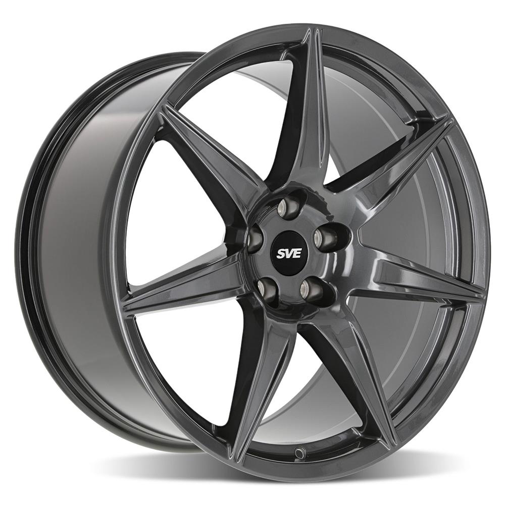 SVE Mustang CFX Wheel & Nitto Tire Kit 20x10/11 - Gloss Graphite 15-23