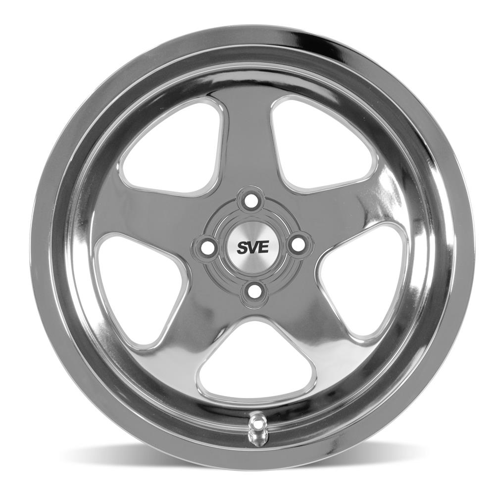 1979-93 Mustang SVE 4 Lug SC Wheel  - 17x10 - Chrome