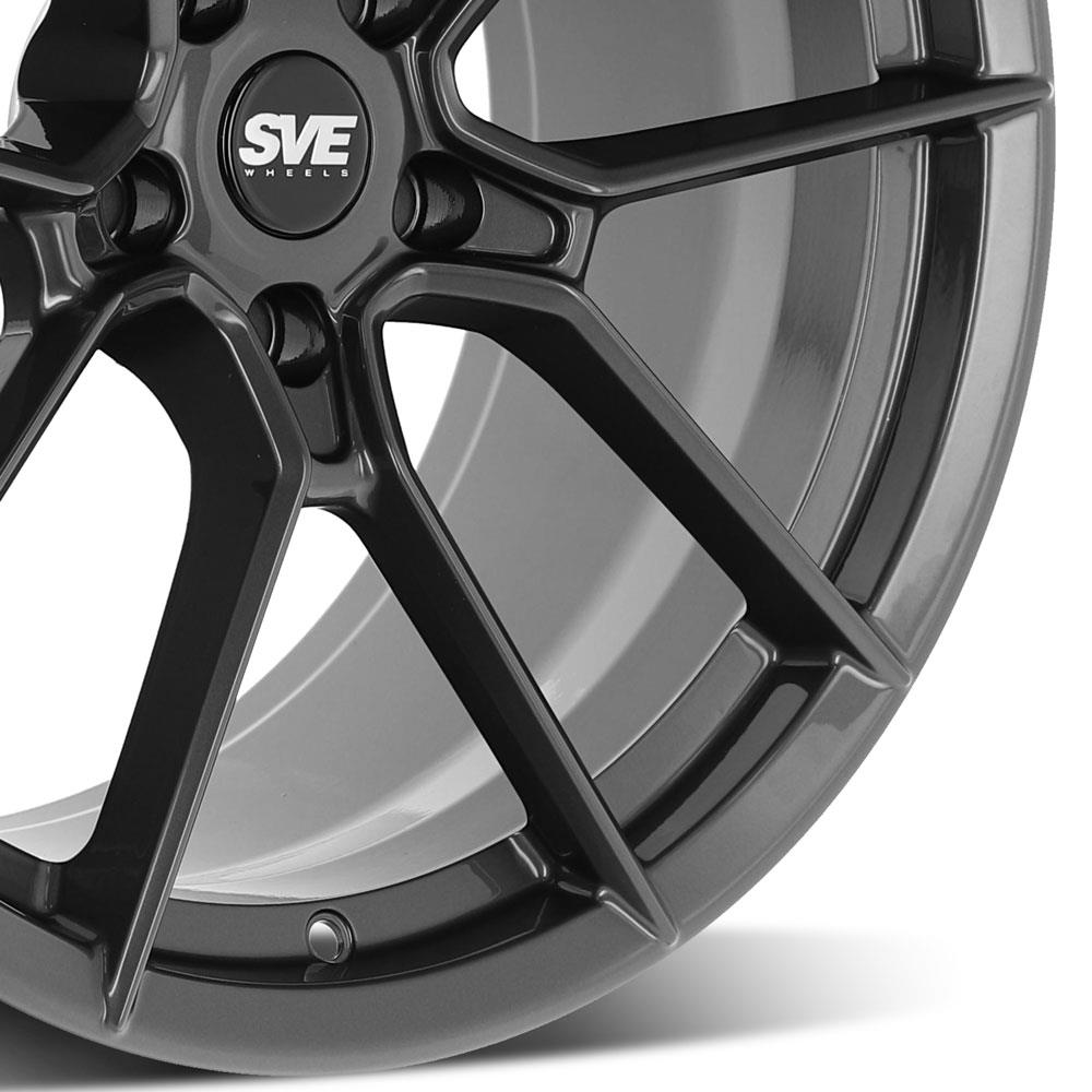 2015-23 Mustang SVE DHP1 Forged Wheel & Firestone Tire Kit - 19x10/11  - Graphite