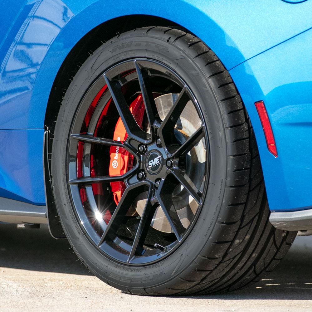 2015-25 Mustang SVE DHP1 Forged Wheel Kit - 19x10/11  - Black