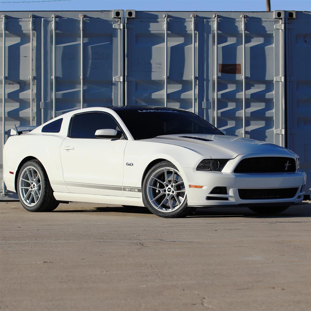 2005-14 Mustang SVE DHP1 Forged Wheel Kit - 19x10/11  - Silver