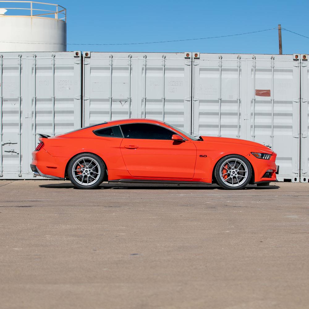 2015-25 Mustang SVE DHP1 Forged Wheel Kit - 19x10/11  - Silver