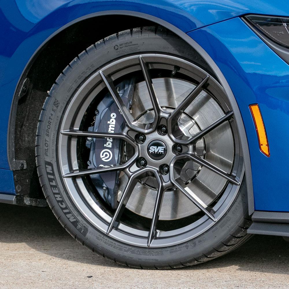 2015-25 Mustang SVE DHP1 Forged Wheel Kit - 19x10.5/11  - Graphite Mach 1/Dark Horse