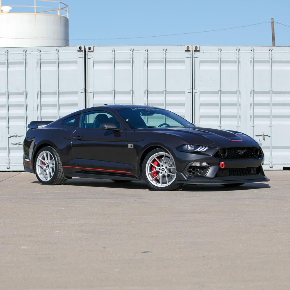2015-25 Mustang SVE DHP1 Forged Wheel Kit - 19x10.5/11  - Silver Mach 1/Dark Horse