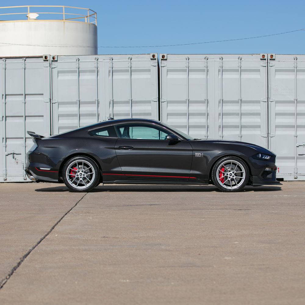 2015-25 Mustang SVE DHP1 Forged Wheel Kit - 19x10.5/11  - Silver Mach 1/Dark Horse