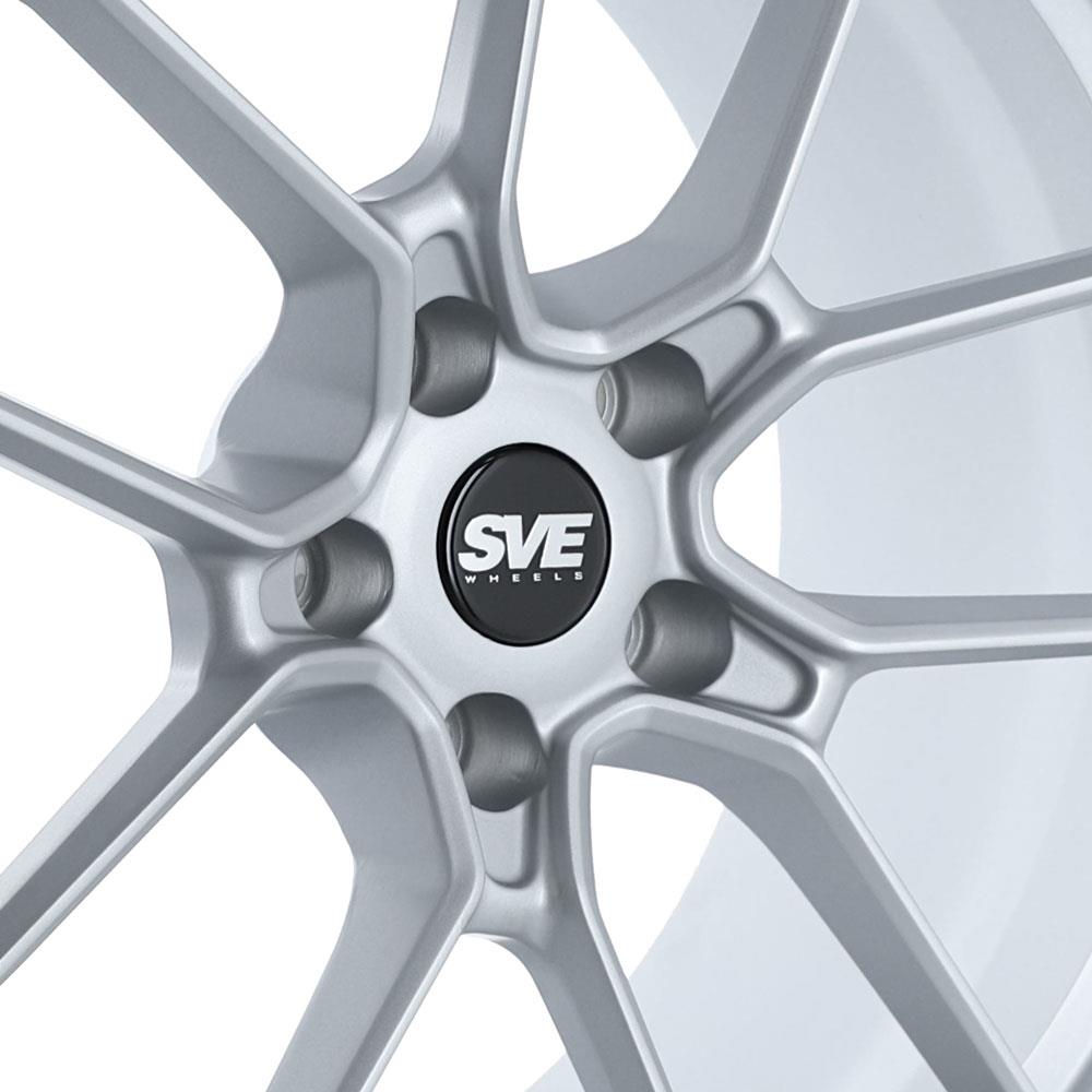 2015-25 Mustang SVE DHP1 Forged Wheel Kit - 19x10.5/11  - Silver Mach 1/Dark Horse