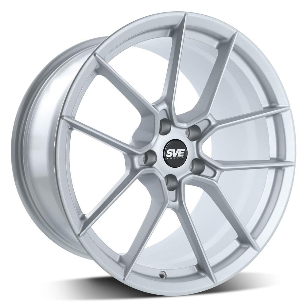 2015-25 Mustang SVE DHP1 Forged Wheel Kit - 19x10.5/11  - Silver Mach 1/Dark Horse