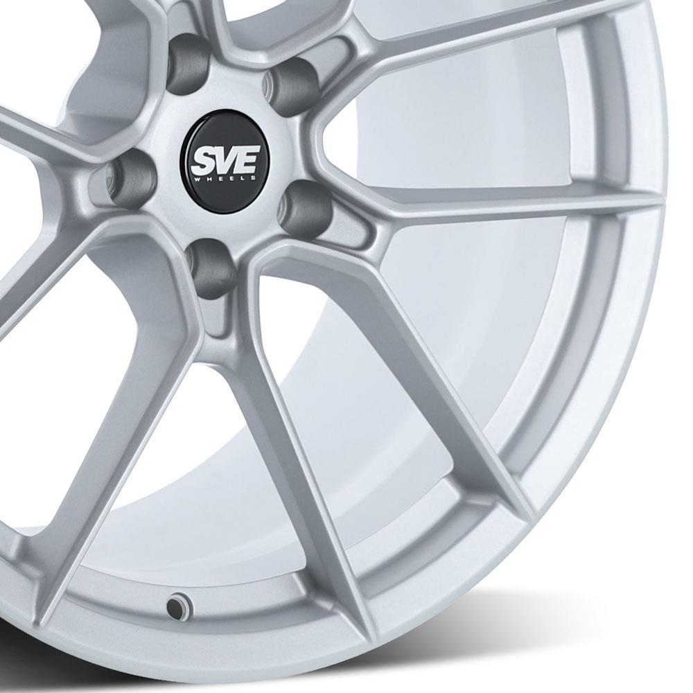 2015-25 Mustang SVE DHP1 Forged Wheel Kit - 19x10.5/11  - Silver Mach 1/Dark Horse