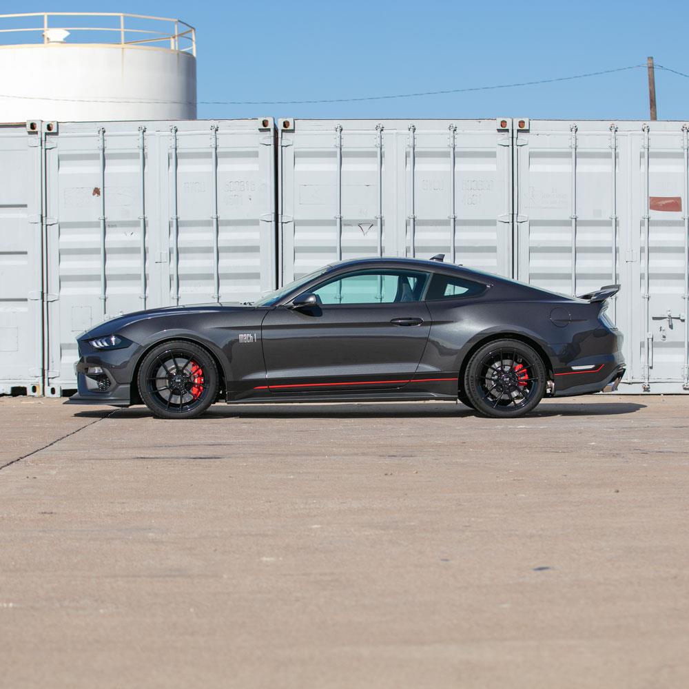 2015-23 Mustang SVE DHP1 Forged Wheel & Michelin Sport 4S Tire Kit  - 19x10.5/11 - Black Mach 1