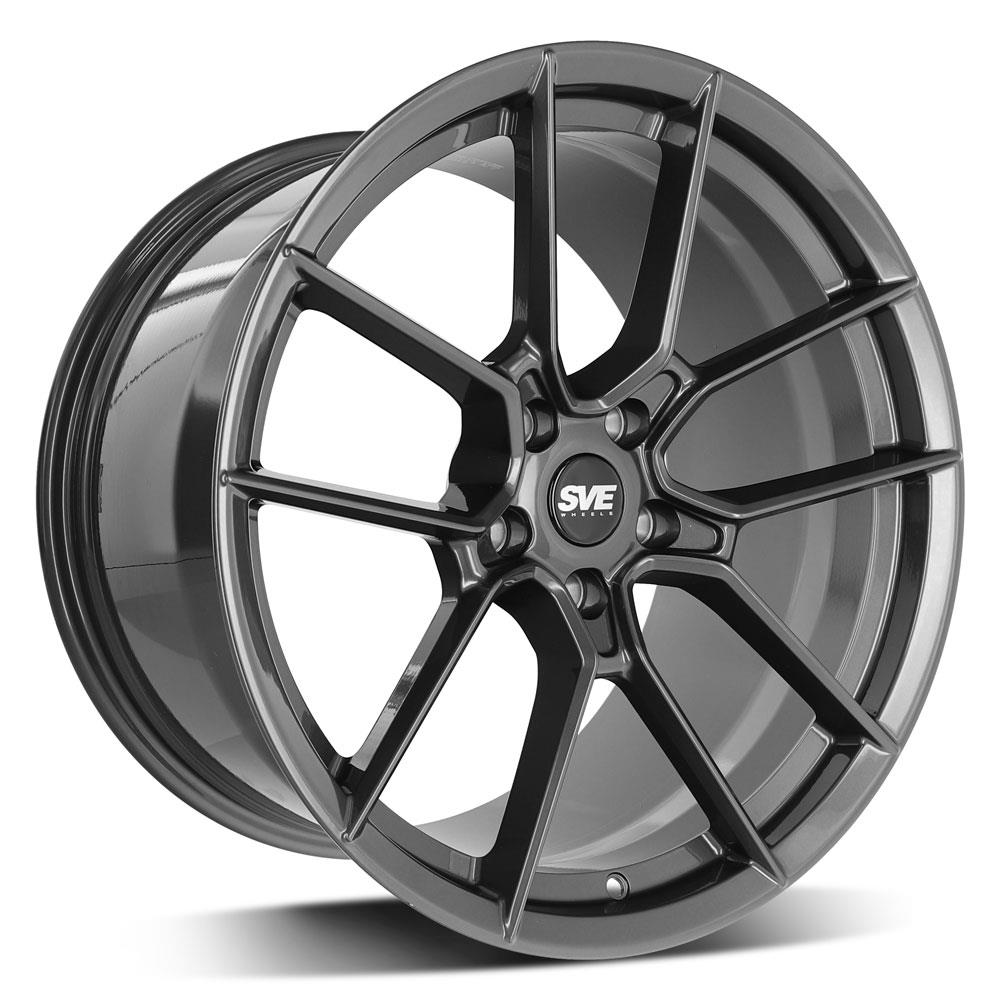 2015-23 Mustang SVE DHP1 Forged Wheel & Michelin Sport 4S Tire Kit  - 19x10.5/11 - Graphite Mach 1