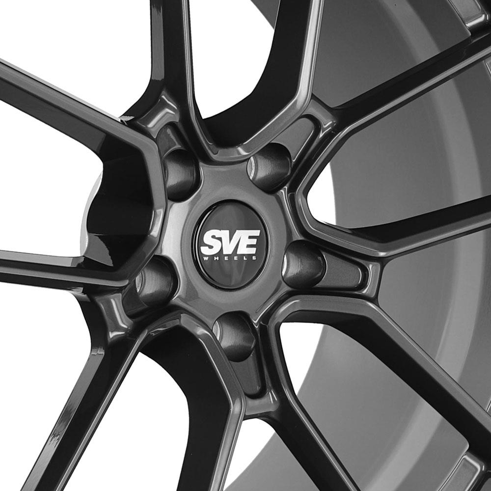 2015-23 Mustang SVE DHP1 Forged Wheel & Michelin Sport 4S Tire Kit  - 19x10.5/11 - Graphite Mach 1
