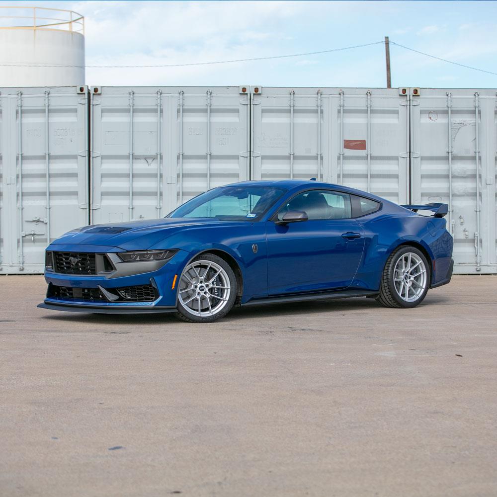 2024-26 Mustang SVE DHP1 Forged Wheel & Michelin Sport 4S Tire Kit  - 19x10.5/11 - Silver Dark Horse