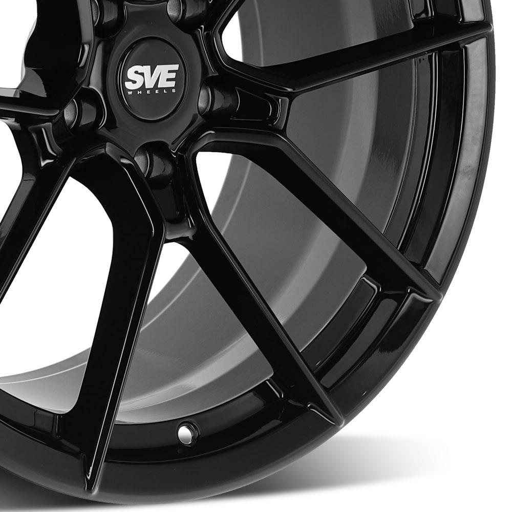 2015-23 Mustang SVE DHP1 Forged Wheel & Nitto NT05 Tire Kit - 19x10/11  - Black