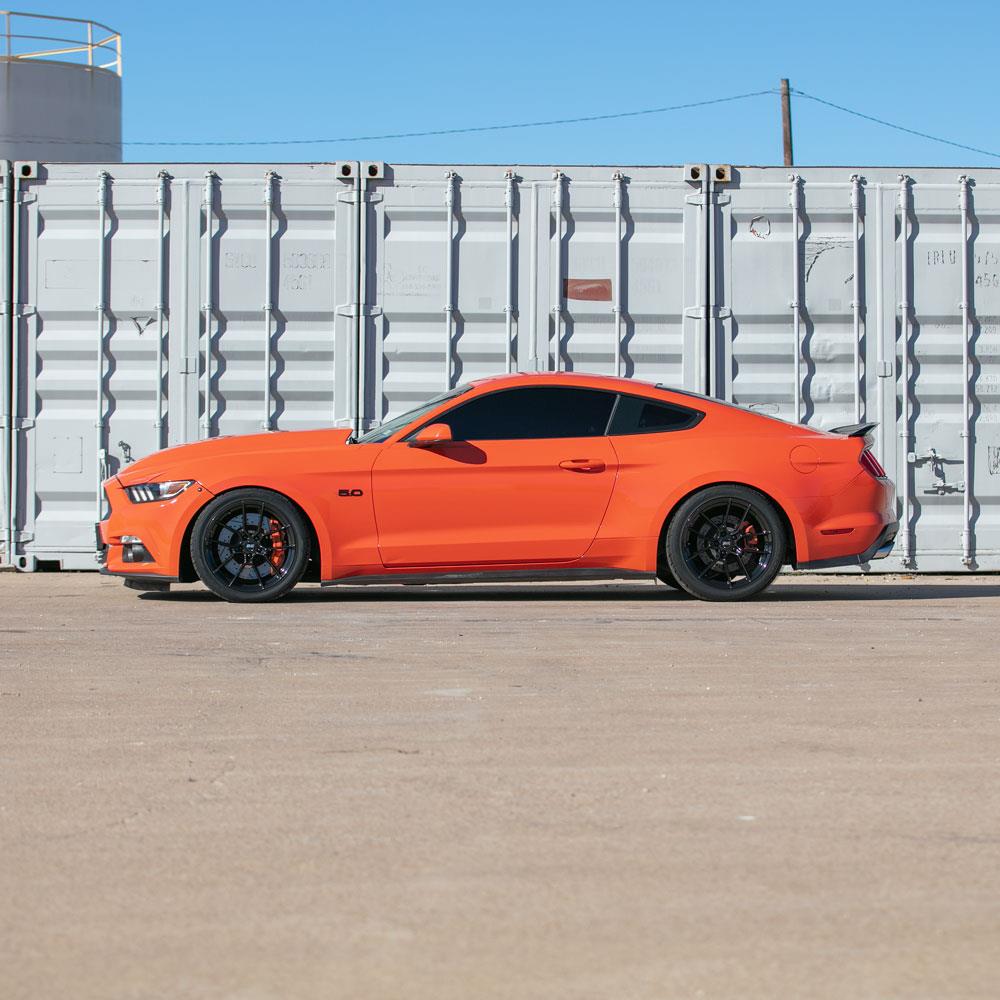 2015-23 Mustang SVE DHP1 Forged Wheel & Nitto NT05 Tire Kit - 19x10/11  - Black