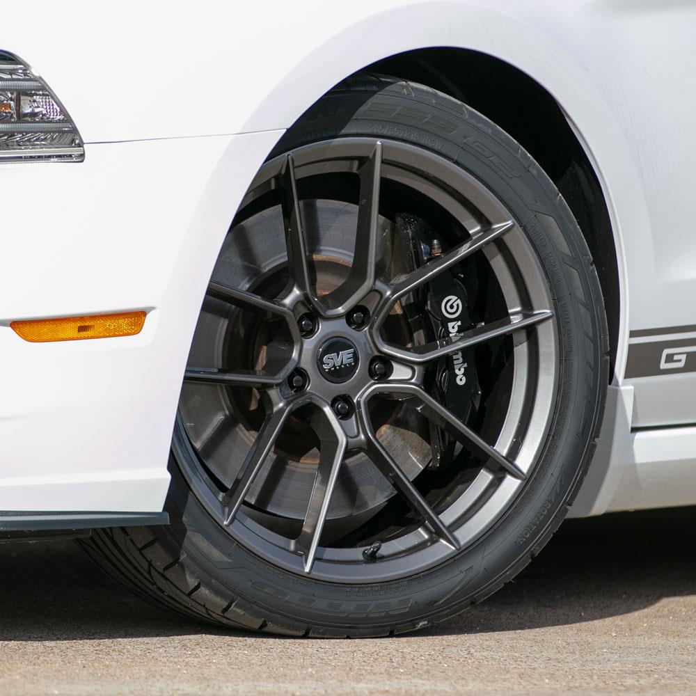 2005-14 Mustang SVE DHP1 Forged Wheel & Nitto NT05 Tire Kit - 19x10/11  - Graphite