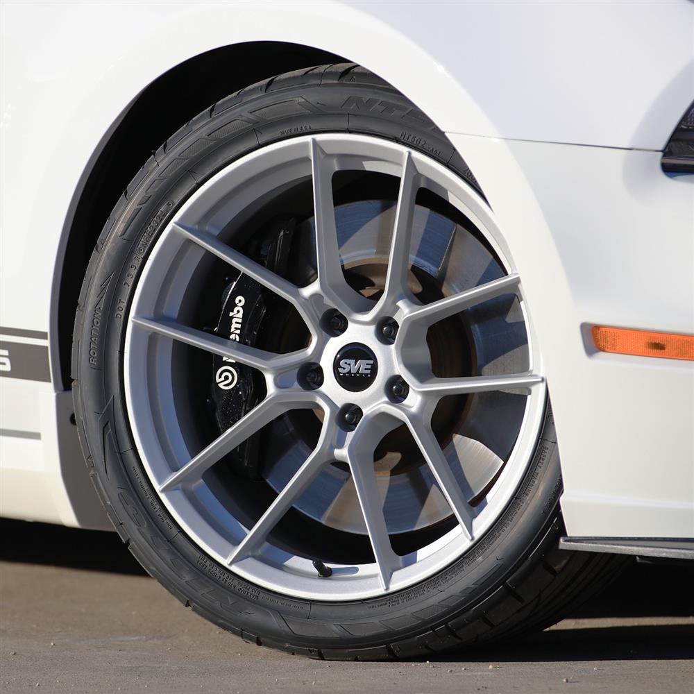 2005-14 Mustang SVE DHP1 Forged Wheel & Nitto NT05 Tire Kit - 19x10/11  - Silver