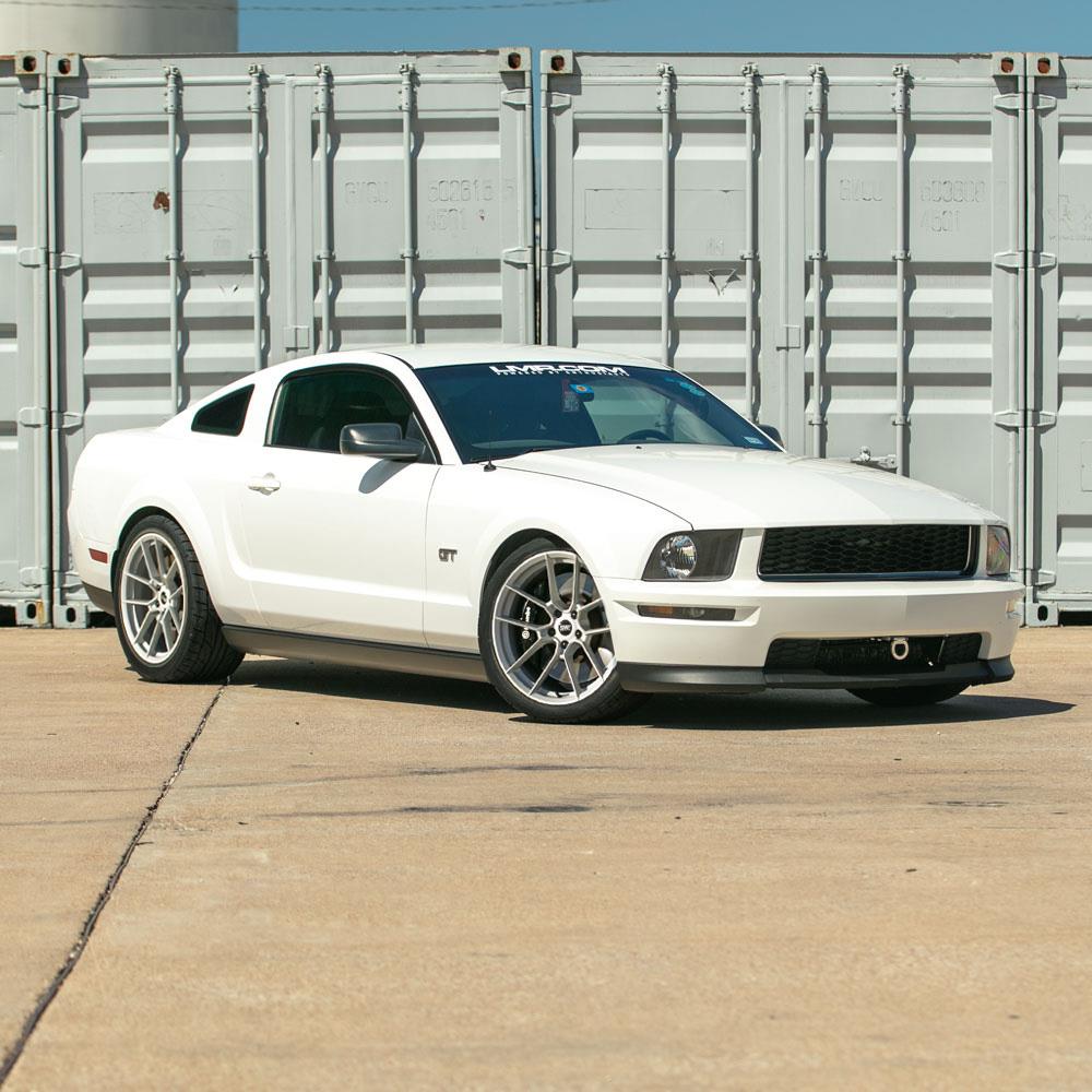 2005-14 Mustang SVE DHP1 Forged Wheel & Nitto NT05 Tire Kit - 19x10/11  - Silver