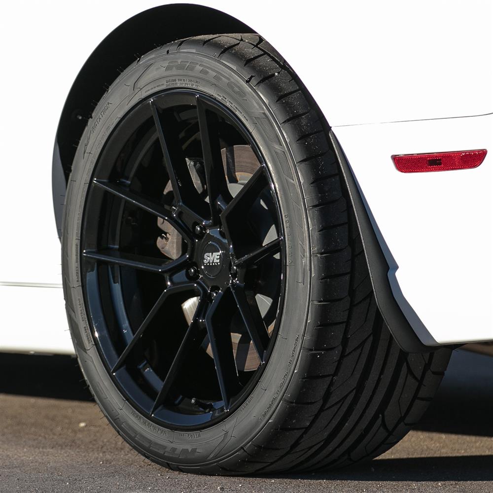 2005-14 Mustang SVE DHP1 Forged Wheel & Nitto Tire Kit - 19x10/11  - Black