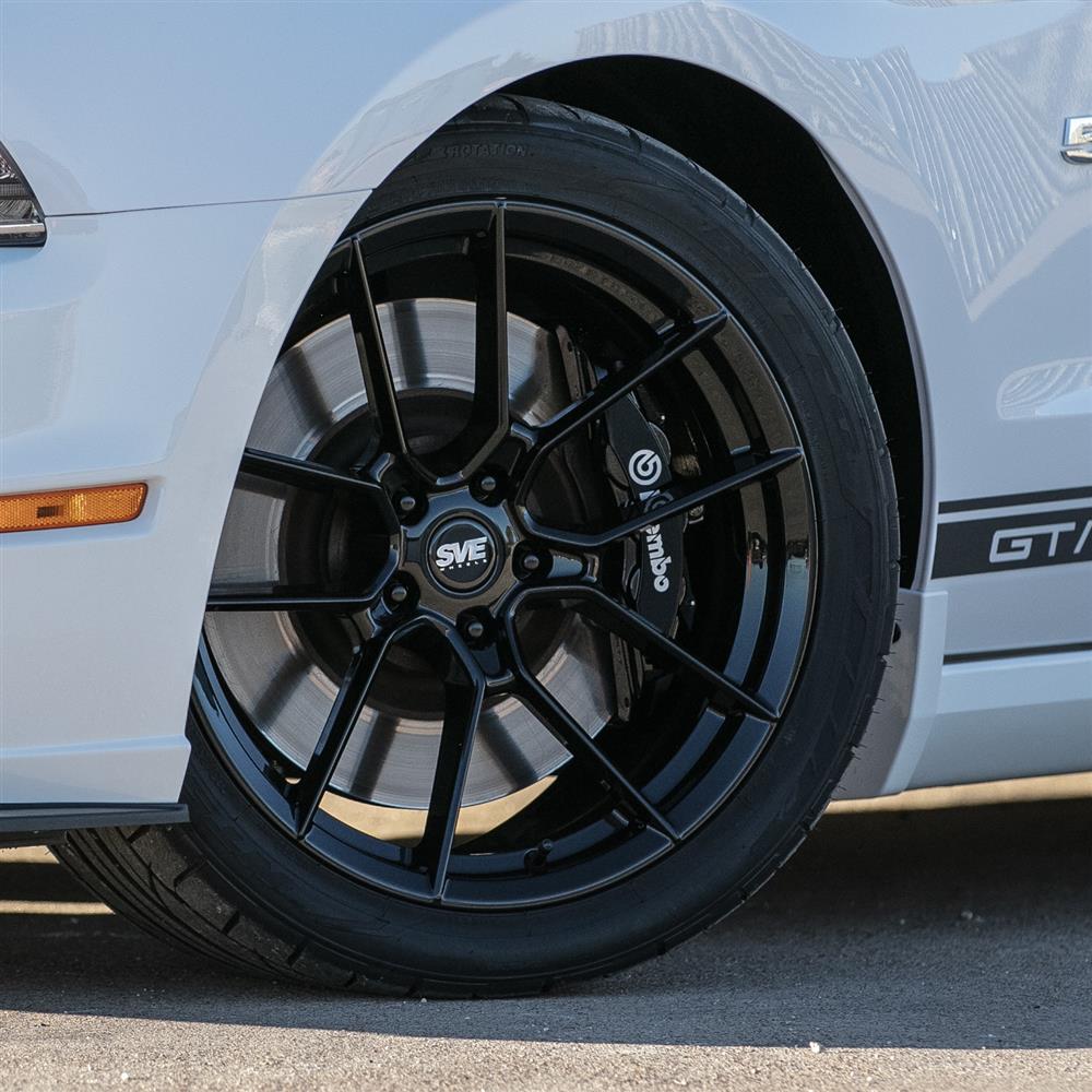 2005-14 Mustang SVE DHP1 Forged Wheel & Nitto Tire Kit - 19x10/11  - Black