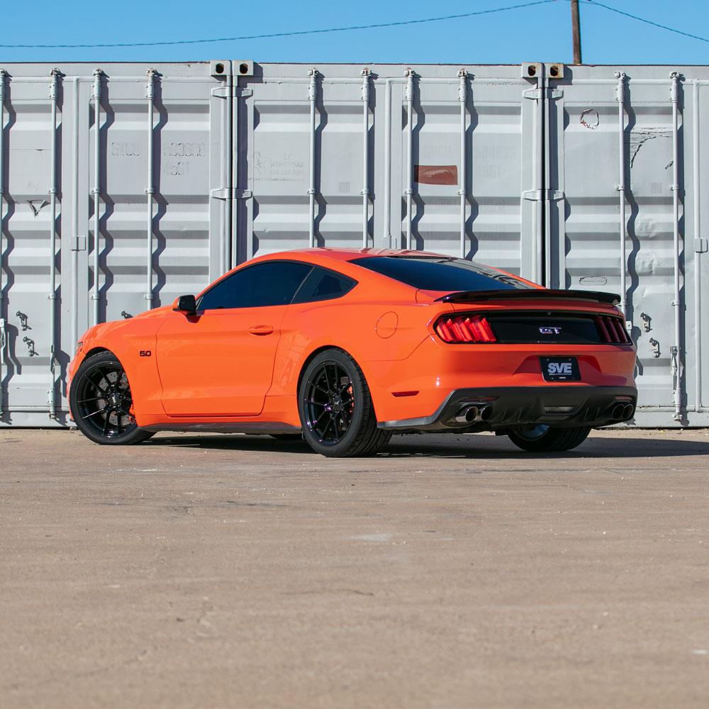2015-23 Mustang SVE DHP1 Forged Wheel & Nitto Tire Kit - 19x10/11  - Black