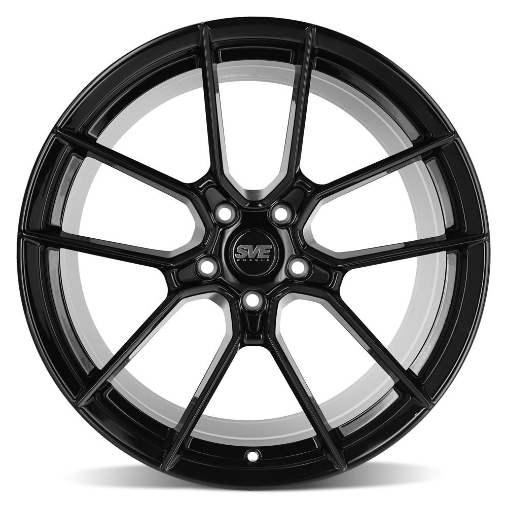 2015-23 Mustang SVE DHP1 Forged Wheel & Nitto Tire Kit - 19x10/11  - Black