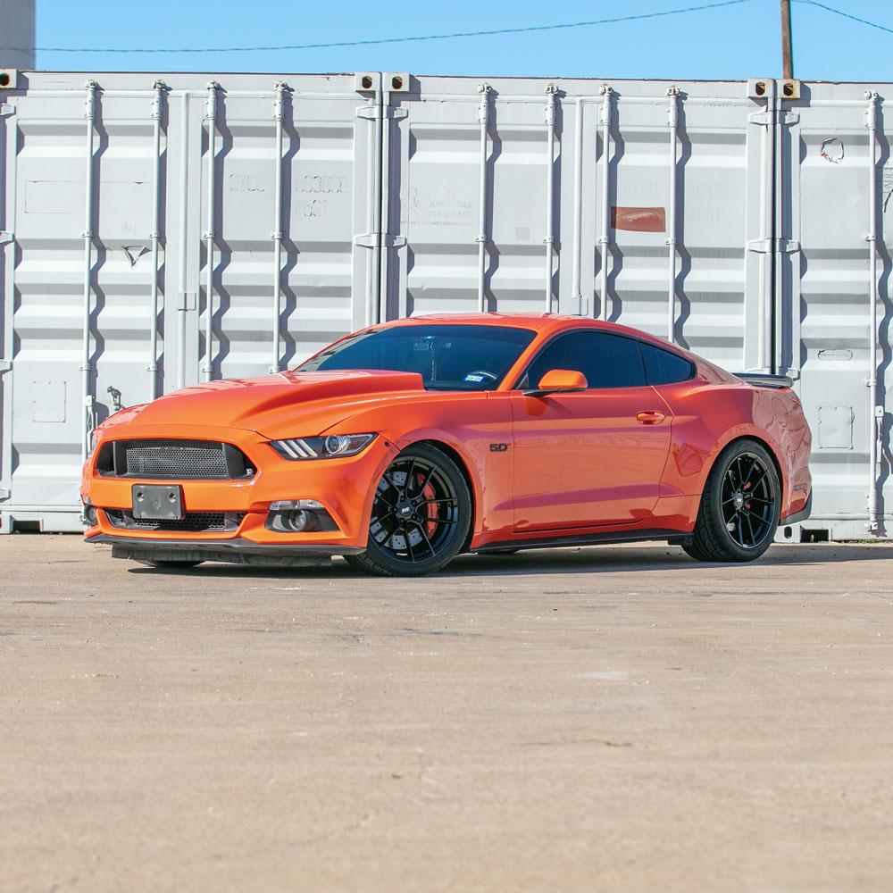 2015-23 Mustang SVE DHP1 Forged Wheel & Nitto Tire Kit - 19x10/11  - Black