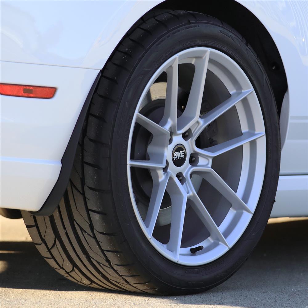 SVE Mustang DHP1 Forged Wheel & Nitto Tire Kit - 19x10/11 - Silver