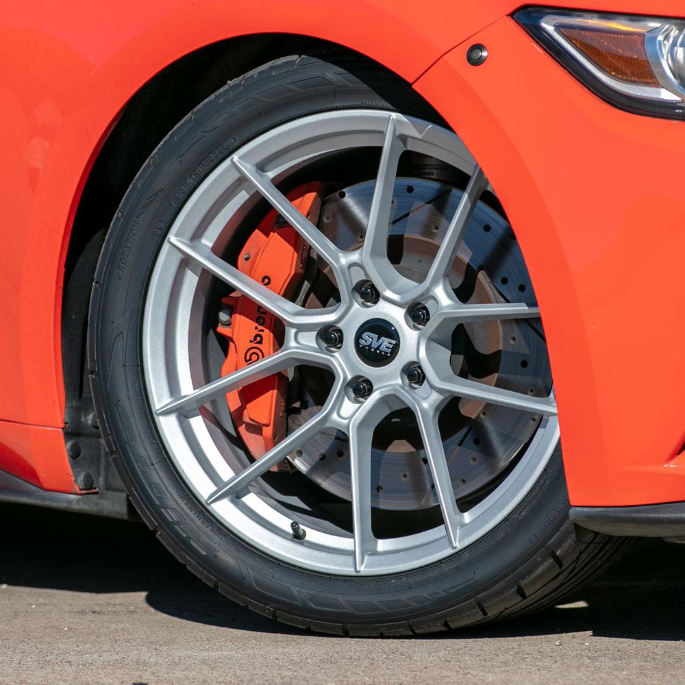 2015-23 Mustang SVE DHP1 Forged Wheel & Nitto Tire Kit - 19x10/11  - Silver