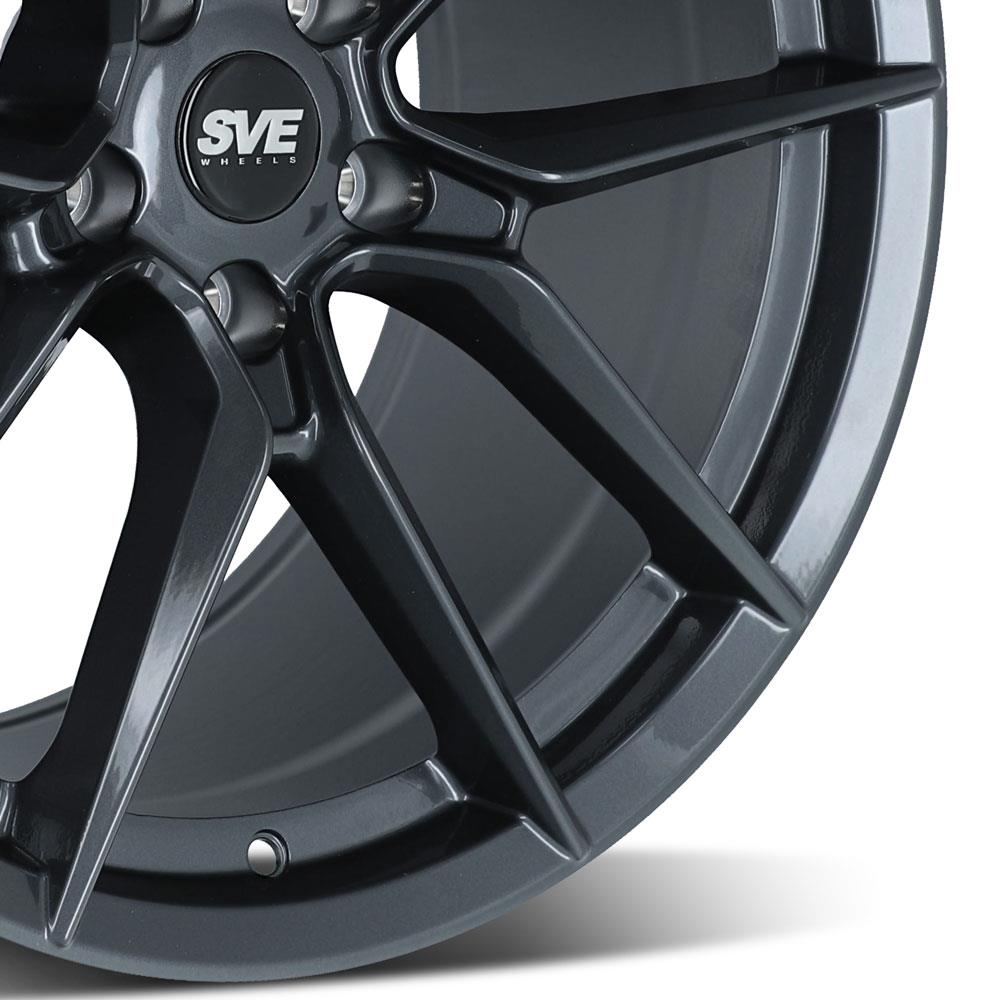SVE Mustang DHP1 Wheel - 19x11 - Titanium Graphite (05-25)