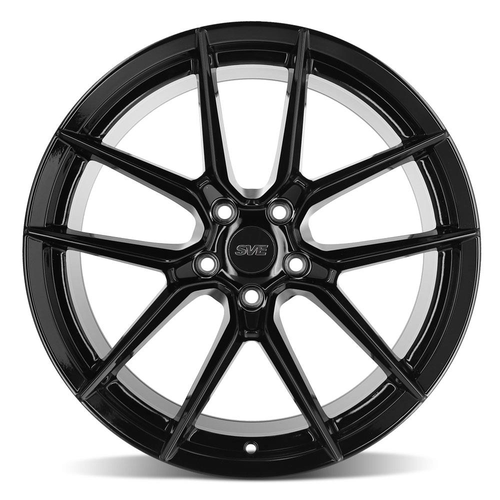 2015-23 Mustang SVE DHP1 Wheel & Firestone Tire Kit - 19x10/11  - Gloss Black