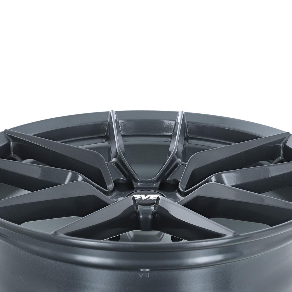 2015-23 Mustang SVE DHP1 Wheel & Firestone Tire Kit - 19x10/11  - Titanium Graphite