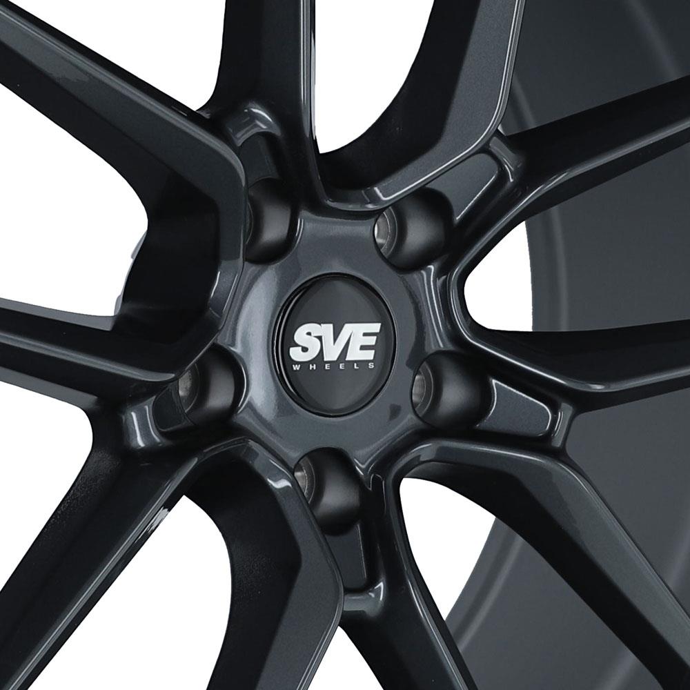 2015-23 Mustang SVE DHP1 Wheel & Firestone Tire Kit - 19x10/11  - Titanium Graphite