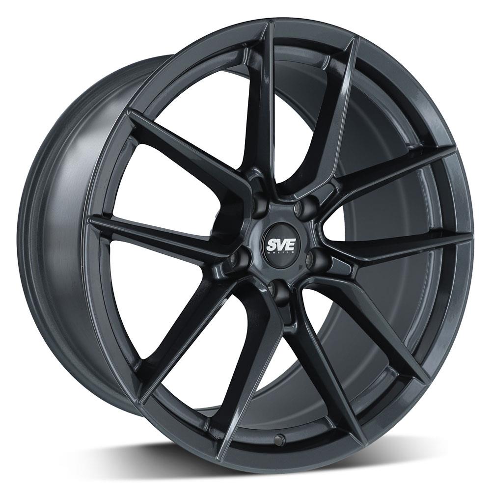 2015-23 Mustang SVE DHP1 Wheel & Firestone Tire Kit - 19x10/11  - Titanium Graphite
