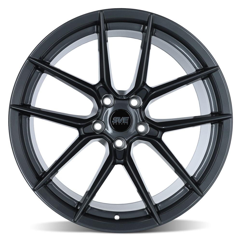 2015-23 Mustang SVE DHP1 Wheel & Firestone Tire Kit - 19x10/11  - Titanium Graphite