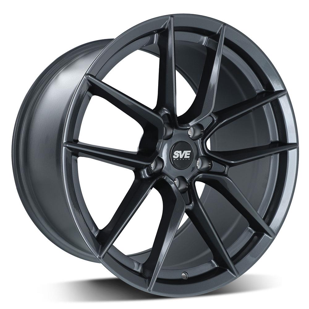 2015-23 Mustang SVE DHP1 Wheel & Firestone Tire Kit - 19x10/11  - Titanium Graphite